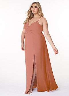 Azazie Everleigh Bridesmaid Dresses MAI TAI A-Line Sweetheart Pleated Chiffon Dress image11