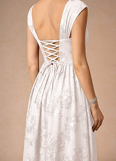 Hazel Blanc Nuage Robe midi image6