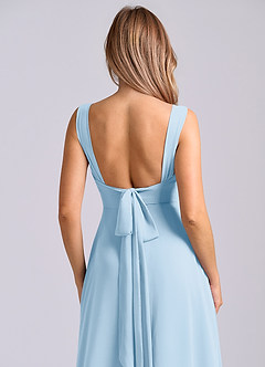 Azazie Beatrice Bridesmaid Dresses Sky Blue A-Line Sweetheart Neckline Chiffon Dress image7