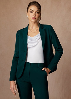 Whitney Pine Structured Stretch Blazer