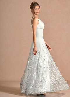 Valora White Maxi Dress image4