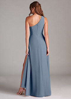 Azazie Brooke Bridesmaid Dresses Twilight A-Line One Shoulder Chiffon Dress image7