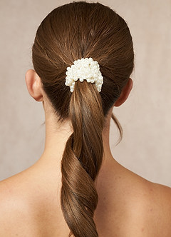 front Pearl Scrunchie