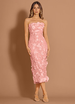 Della Pink Midi Dress image5
