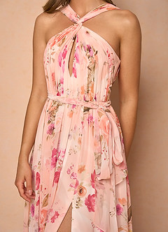 Leira Abstract Bouquet Floral Midi Dress image3