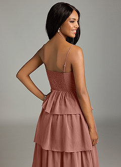 Azazie Kaiden Bridesmaid Dresses Cedar Rose A-Line Sweetheart Neckline Chiffon Dress image7