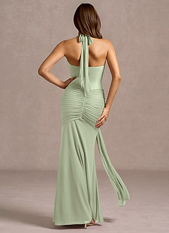 Cassia Light Green Maxi Dress image2