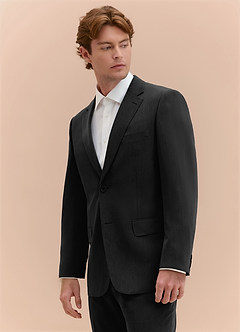 front William Noir veste de costume