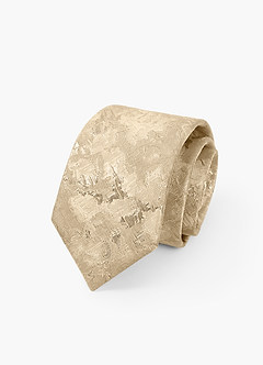 front Classic Floral Jacquard Wide Tie