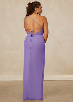 Christian Siriano Bridal for Azazie 1003 Bridesmaid Dresses Tahiti Sheath One Shoulder Chiffon Dress image15