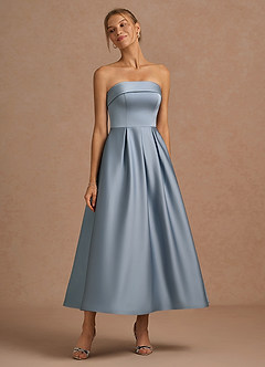 Lucienne Powder Blue Midi Dress image3