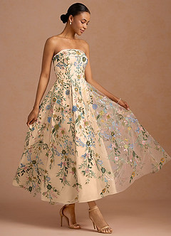 Kleid Evangeline Champagner Multi image4