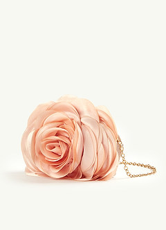 front 3D Rose Shoulder Bag