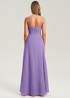 Azazie Terese Bridesmaid Dresses Tahiti A-Line Pleated Chiffon Dress image2