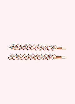front Elegant Touch Bobby Pins
