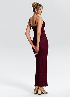 Sorra Dark Plum Midi Dress image5