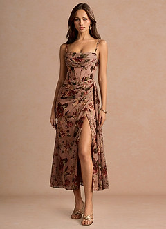 Vestido Malva Multi Midi Aurra image3