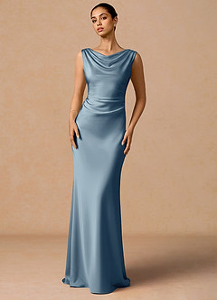 Robe Maxi Poudre Bleue Evarine image3