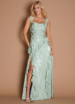 Robe Longue Soft Green Nicky image4