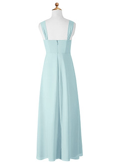 Azazie Denice Junior Cedar Rose A-Line Chiffon Dress image9