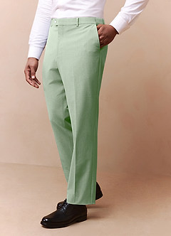 front James Dusty Sage Structured Stretch Dress Pants