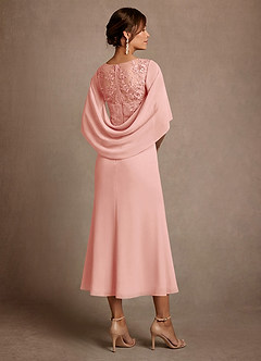 Azazie Forums Mother of the Bride Dresses Rosette A-Line Lace Dress image2