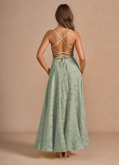 Marlo Pistachio Corset Prom Dress image2