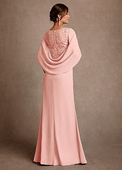 Azazie Santa Clara Klänningar till brudens mor Klä A-Line i Spets Rosett image2