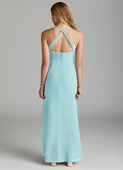 Azazie Becca Junior Sea Glass Mermaid Chiffon Dress image4