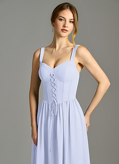 Azazie Porscha Suknie dla druhen Linia A Dekolt w kształcie serca Szyfon Do ziemi Sukienka image2