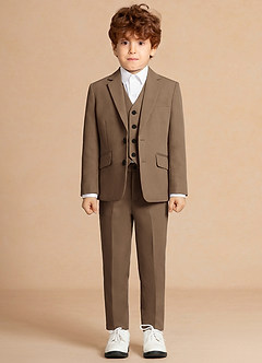 front Finn Truffle Boy 3-Piece Suit