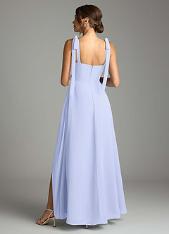 Azazie Debra Bridesmaid Dresses Lavender A-Line with Pockets Chiffon Convertible Dress image10