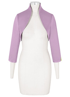 front Azazie Shem Matte Satin Wrap