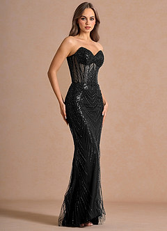 Acacia Negru Rochie maxi image5