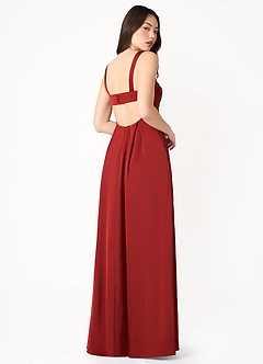 Elsa Ruby Red Beaded Maxi Dress image5