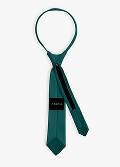 front Boy's Matte Satin Pre-Tie