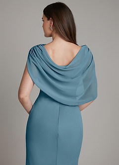 Azazie Hadley Bridesmaid Dresses Bermuda Mermaid Pleated Chiffon Dress image7