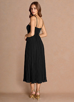 Lorie Black Midi Dress image2
