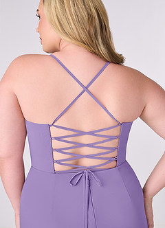 Barbie ♥ Azazie Vente Finale Robe Fourreau en Mousseline de soie Corset Tahiti image8