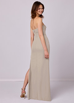 Barbie ♥ Azazie Bridesmaid Dresses Frost Sheath Strapless Chiffon Convertible Dress image6