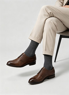 front Odor-Resistant Crew Dress Socks