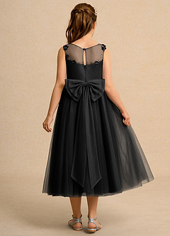 Azazie Snowball Girl Flower Girl Klänningar Klä Balklänning i Tyll Plisserad image2