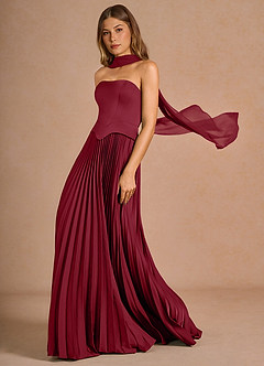 Maxi jurk Rylan Merlot image3