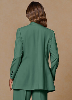 front Rowan Eucalyptus Blazer de performance à tissage raffiné