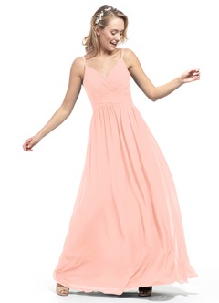 peach bellini bridesmaid dresses