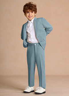 Oliver 하늘색 소년용 2피스 정장