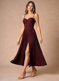 Akiko Wine Maxi Dress image5