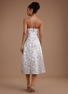 Abito Midi Lilla Argentato Scottie image2