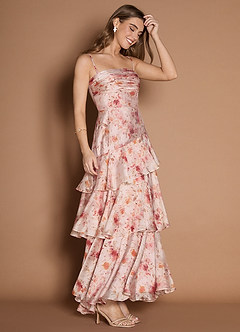Raina Apricot Multi Maxi Dress image3