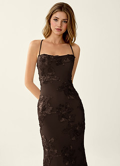 Kailani Coco 3D Flowers Corset Mermaid Lace Up Back Prom Dress image5